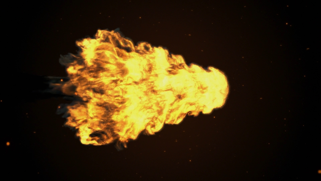 Fuego ardiendo