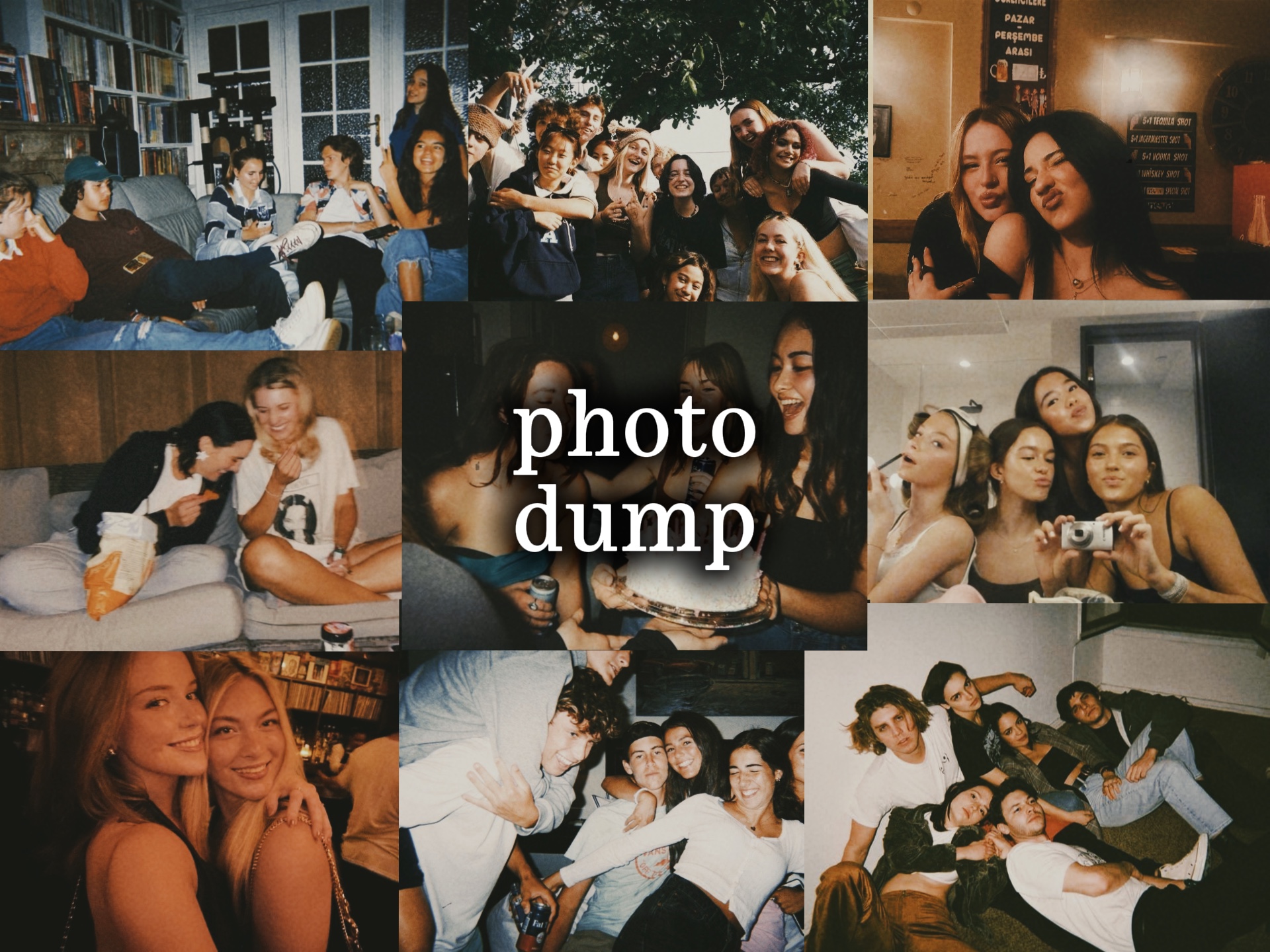 memories photo dump