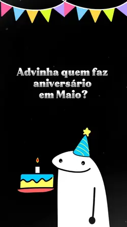Aniversário em Maio