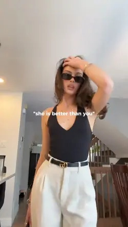 she is better than  