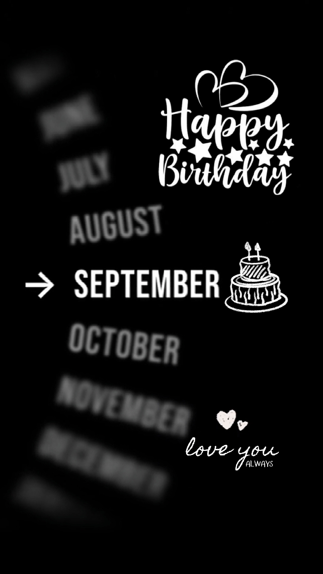 B'day amour de septembre