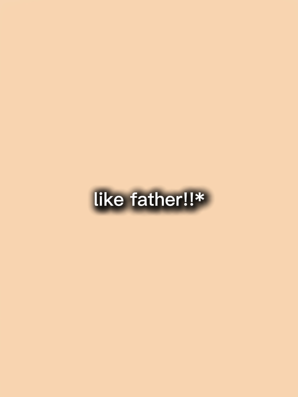 Vater wie Sohn
