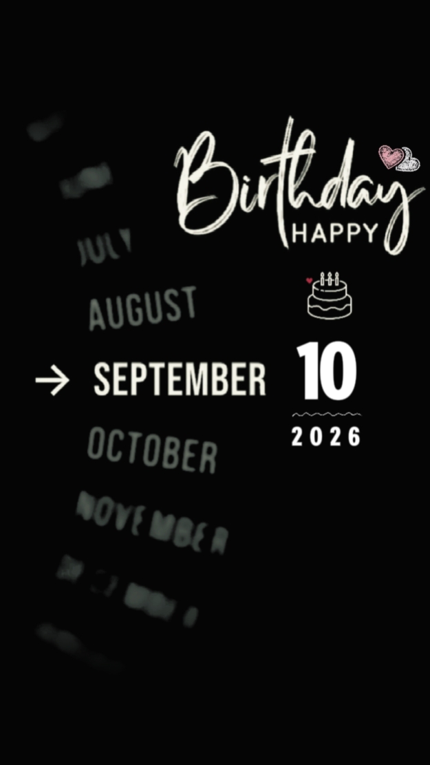 FELIZ CUMPLEAÑOS 10 DE SEPTIEMBRE