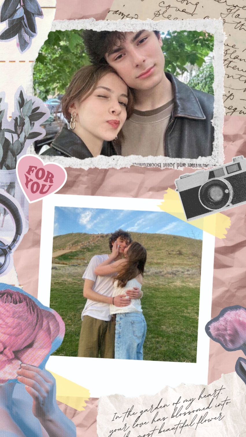 Pareja de álbumes de recortes