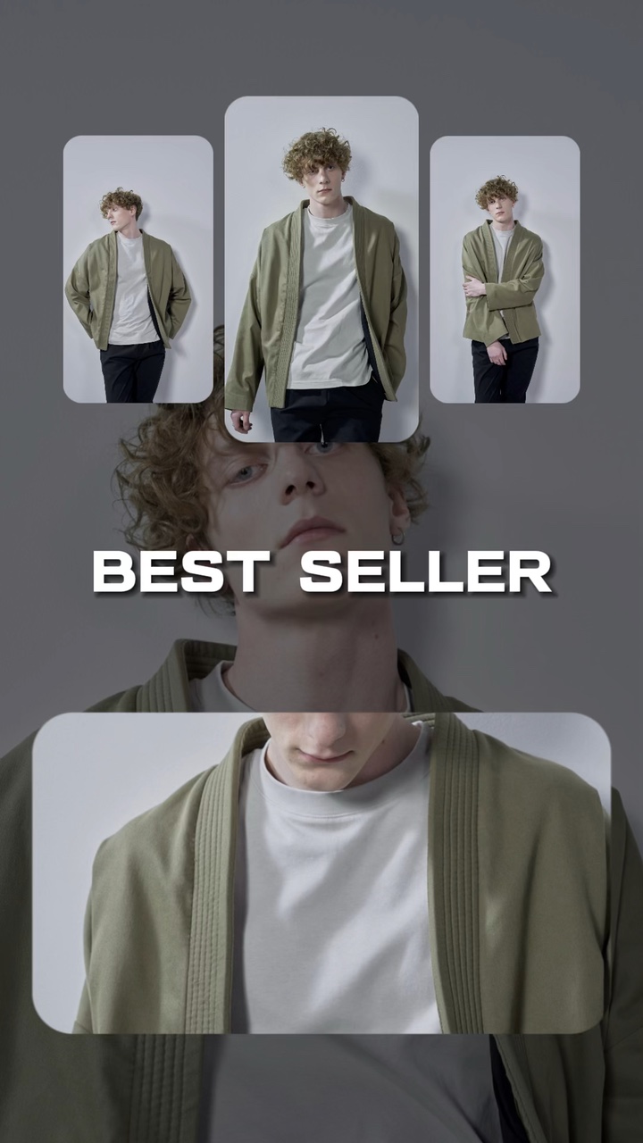 Man Clothing Collection Produktanzeige TikTok Style