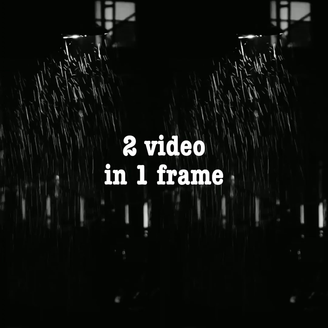 2 vidéos en 1 image