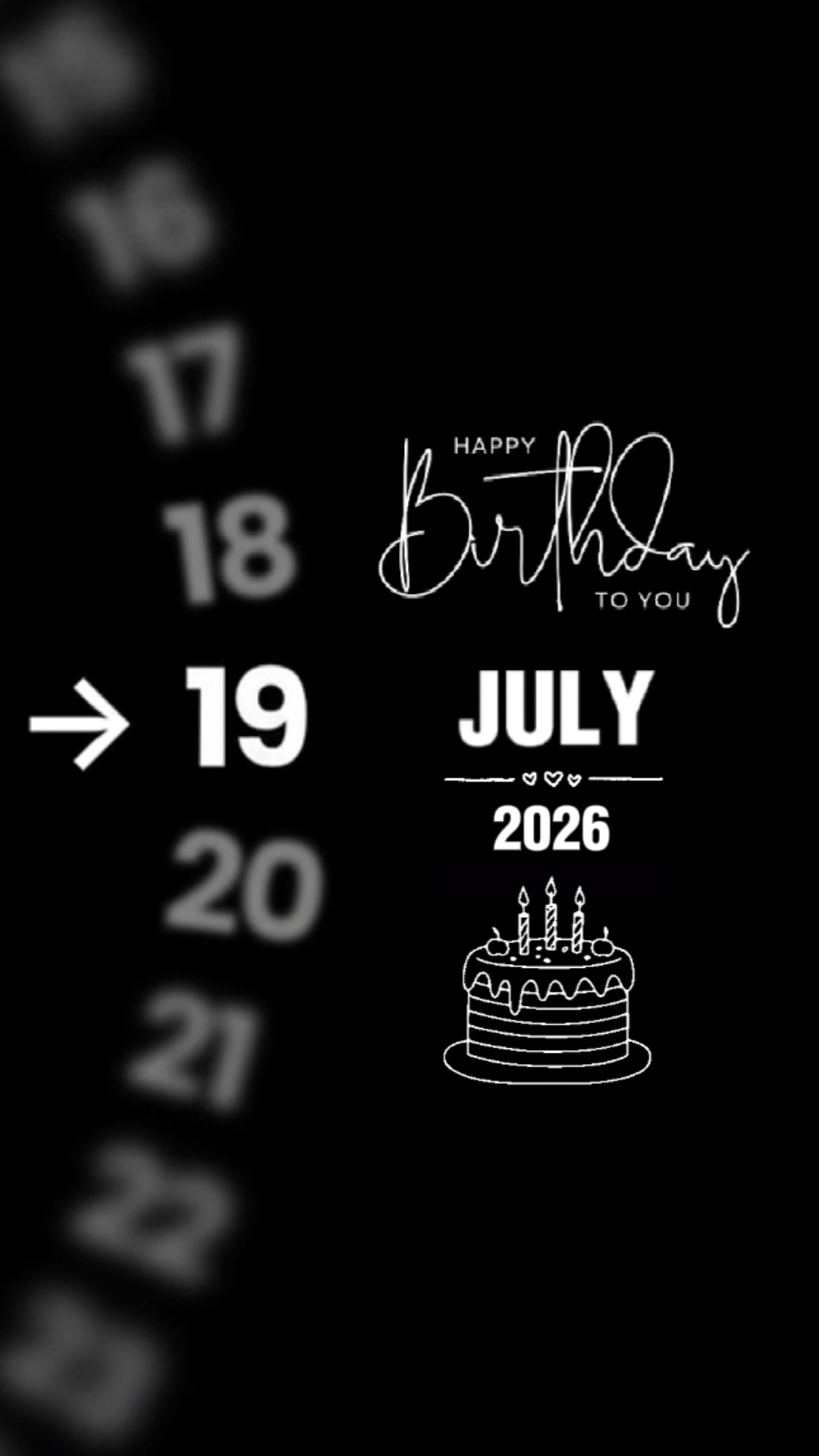 BDAY LOVE 19 JULY 