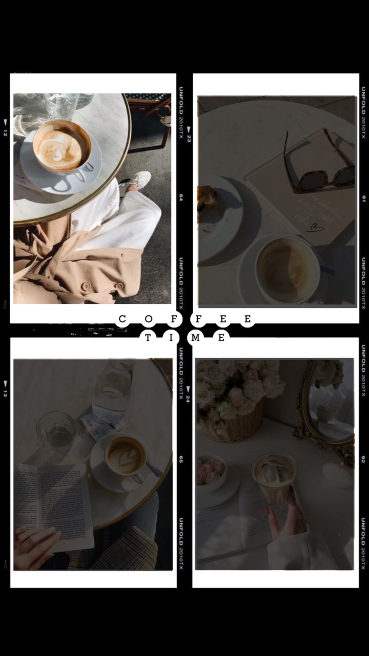 Mẫu story đi cafe