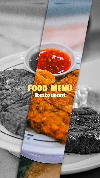 Menu restoran 