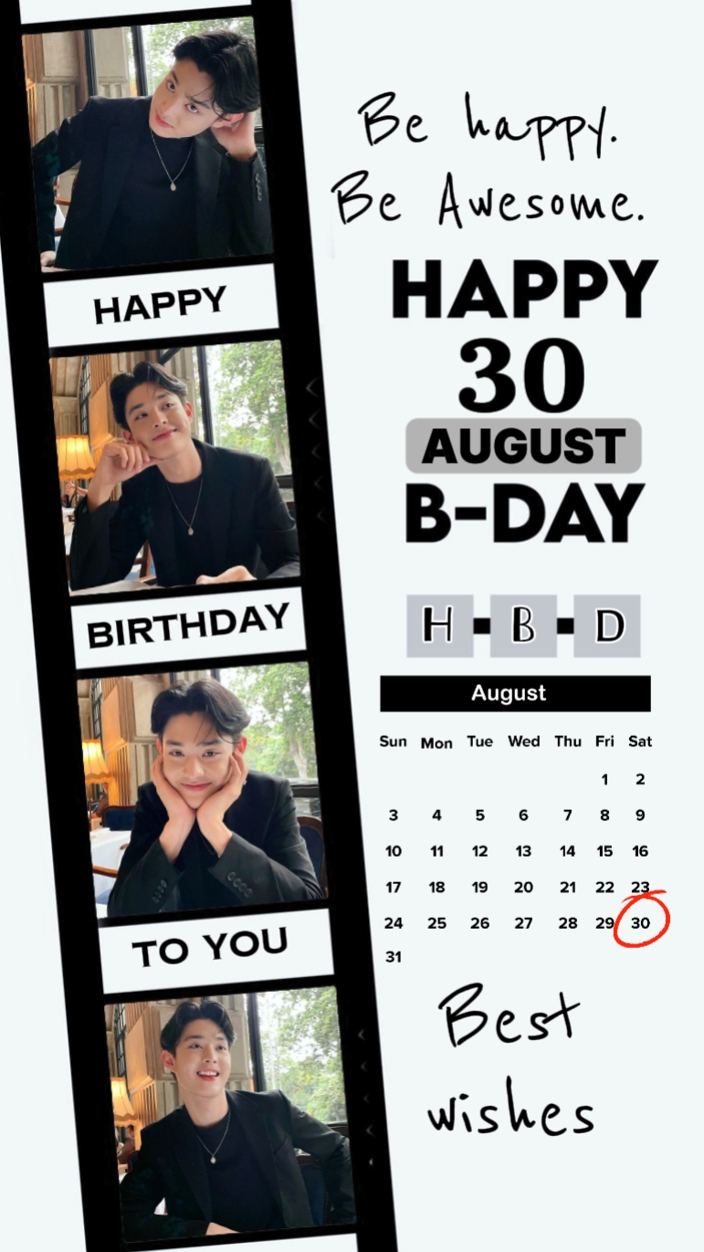 30 AUGUST BIRTHDAY