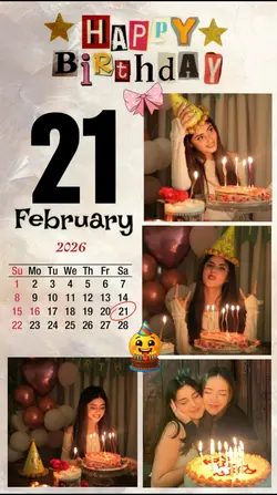 BRITHDAY 21 FEBRUARY