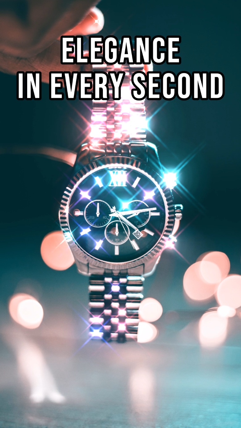 Relojes para hombres Exhibición de productos Introducción al comienzo del estilo TikTok