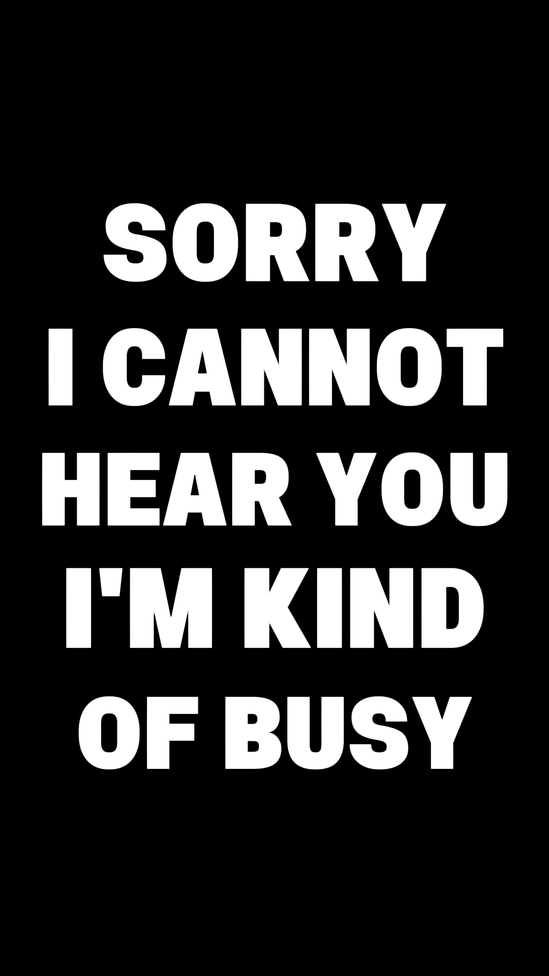 kind of busy 