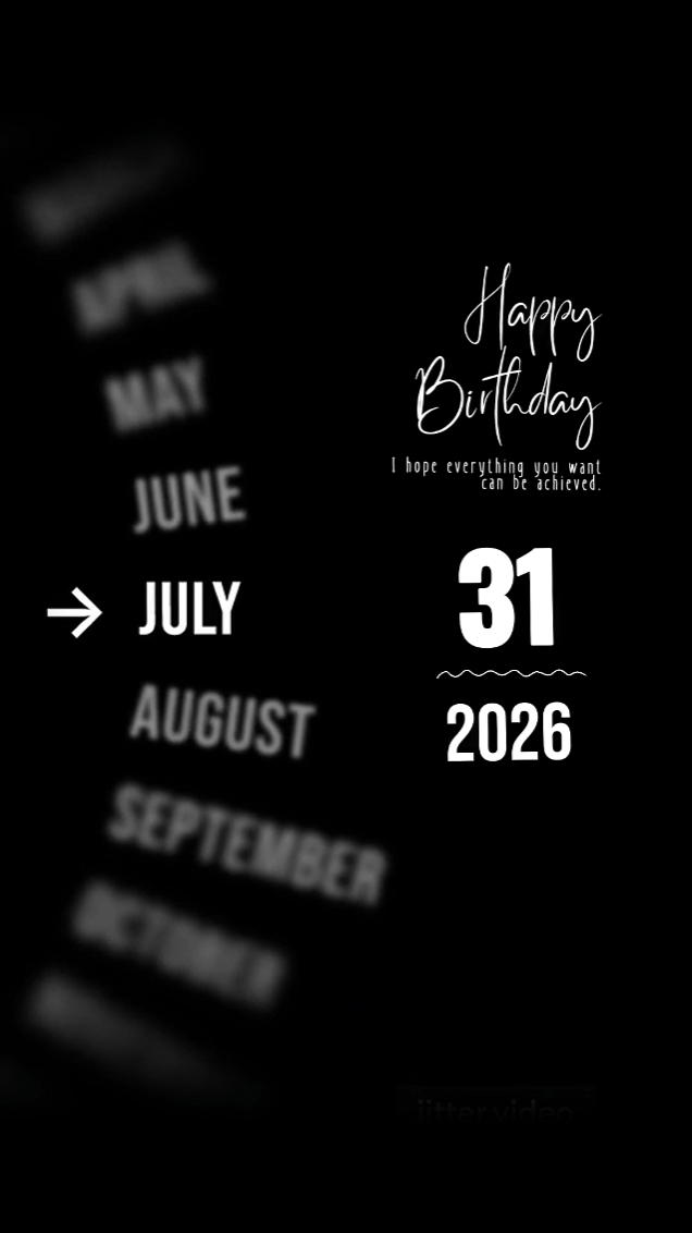 anniversaire 31 juillet