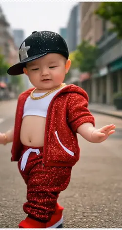 Trending baby dance