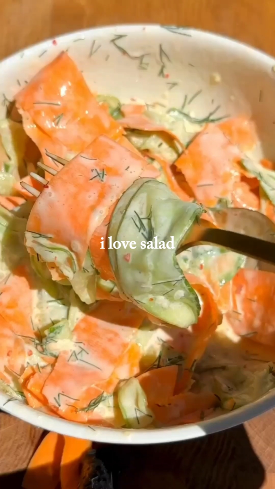 j'aime la salade 