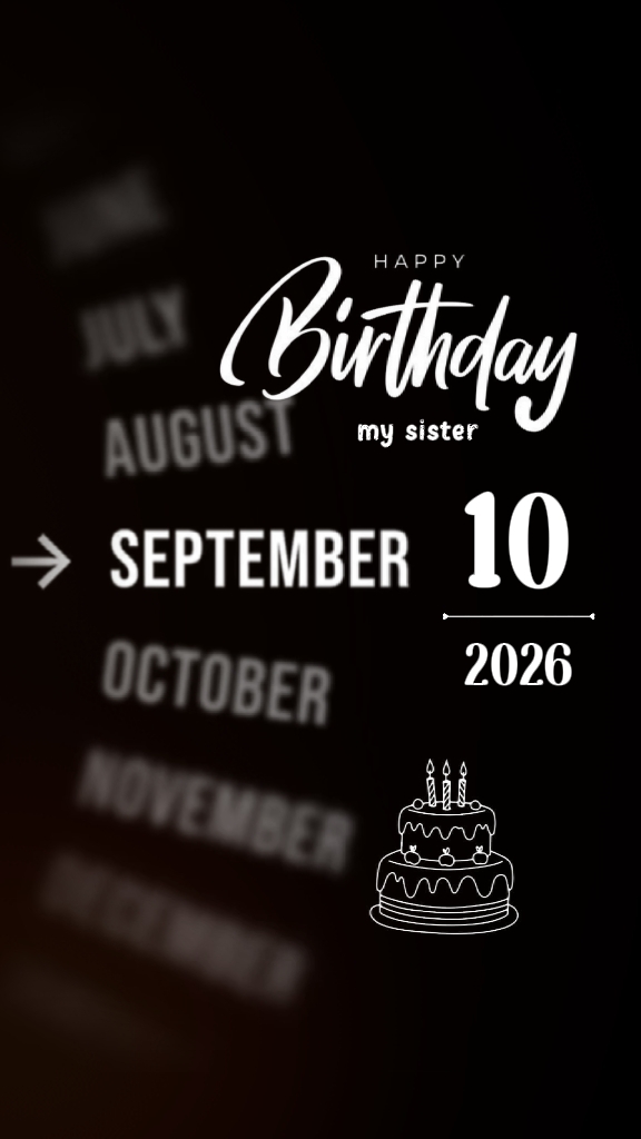 Kakak Ulang Tahun 10 Septe