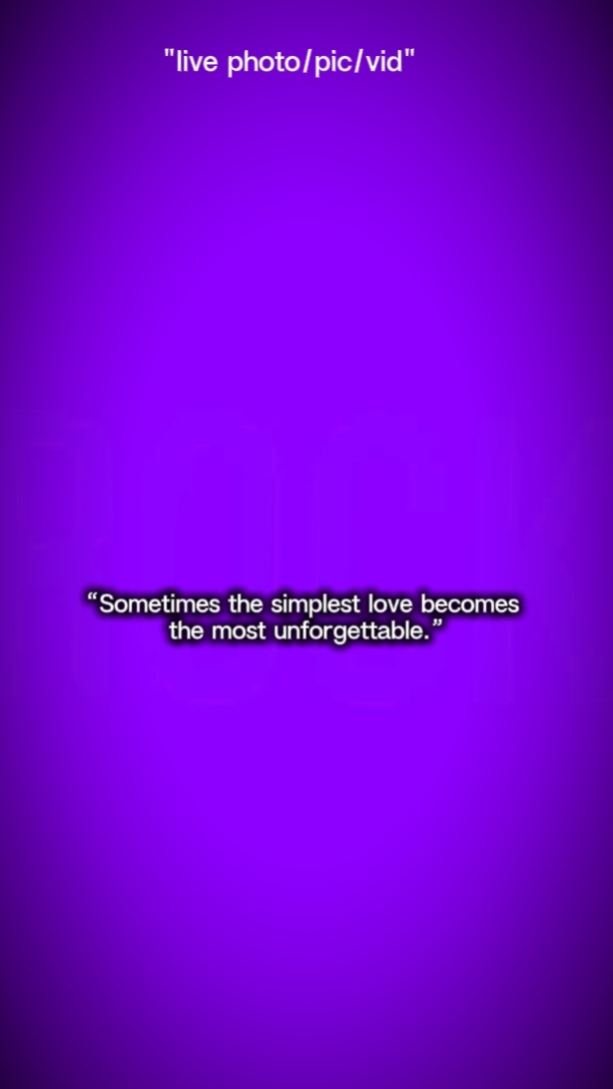 simplest love