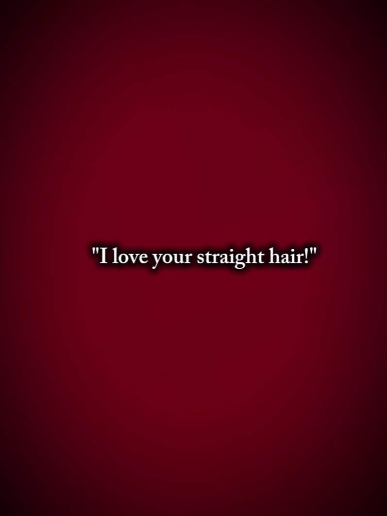 straight hair