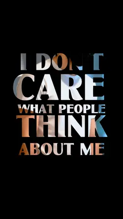 I don't care