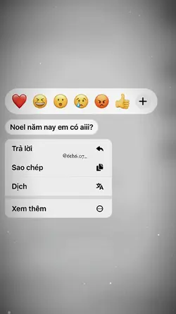Noel năm nay e có ai
