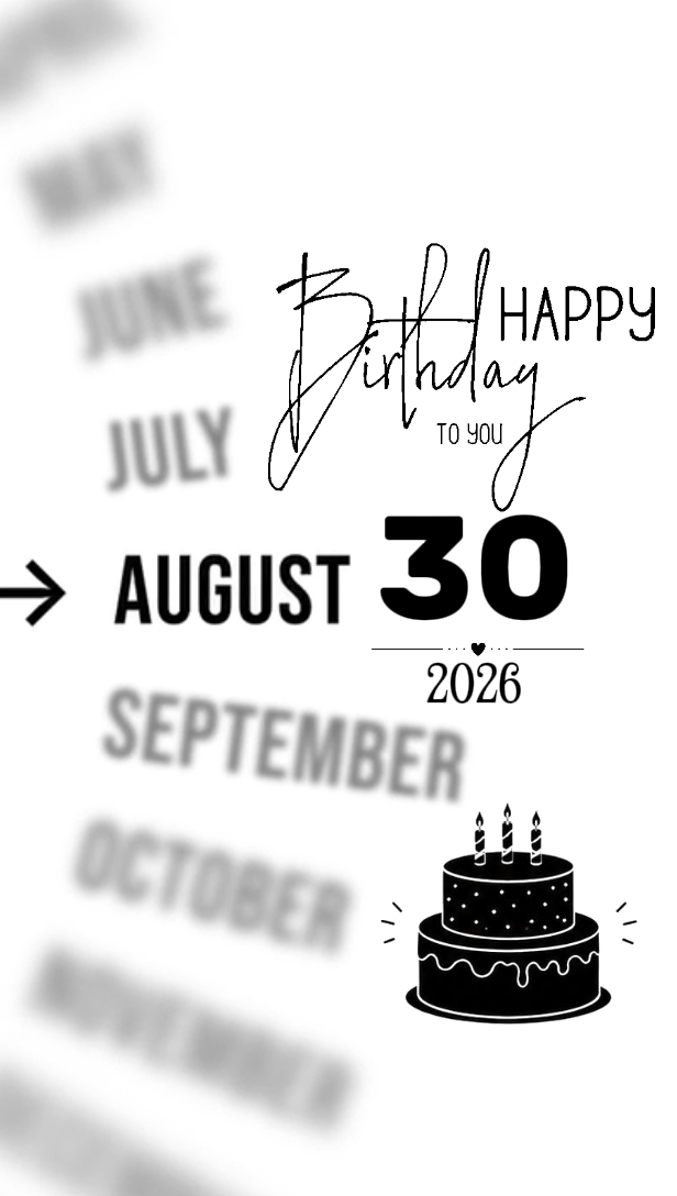 Hbd son 30 Aug 