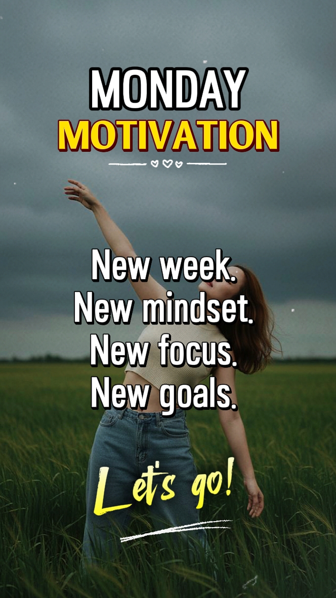 Motivação de segunda-feira