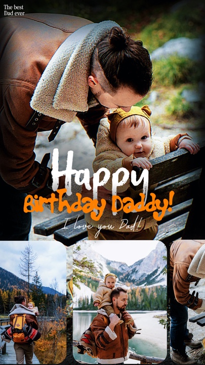 Feliz aniversário papai