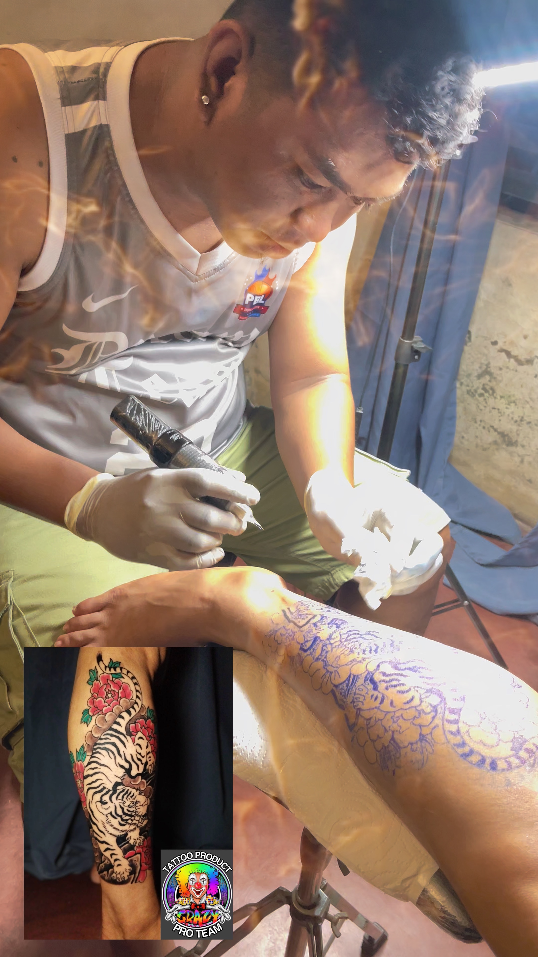 Tattoo session 