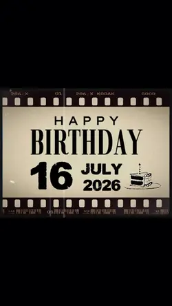HAPPY BDAY 16 JULY