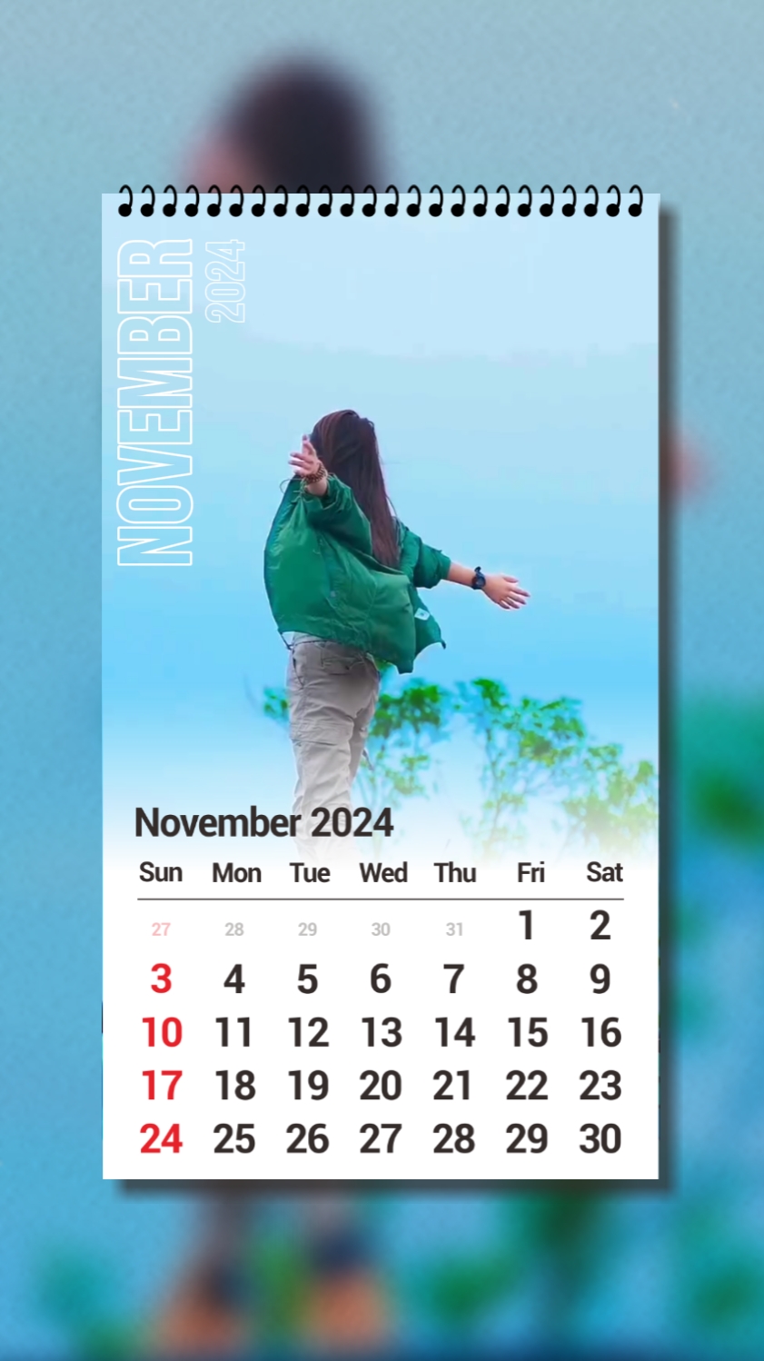 Calendário Novembro 