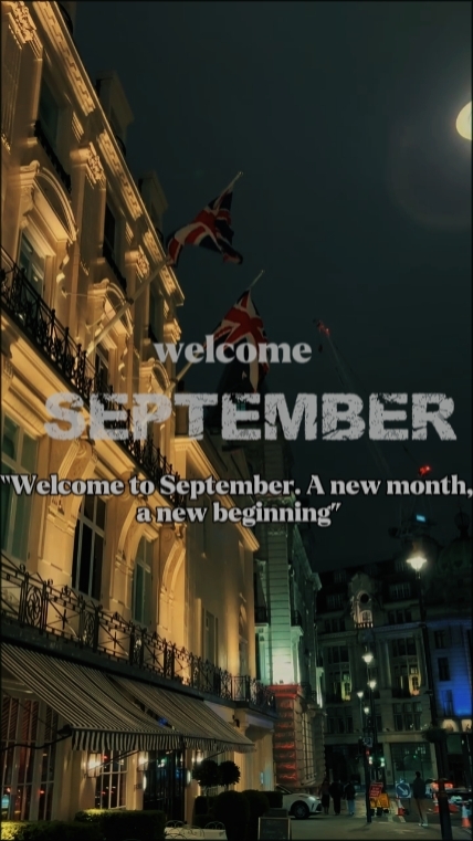 Bienvenido septiembre 
