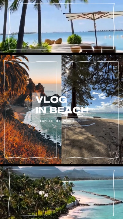 Vlog na praia