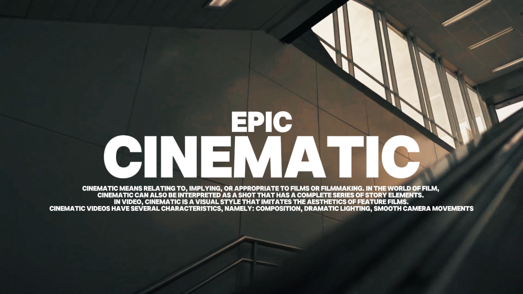 CINEMÁTICO ÉPICO 