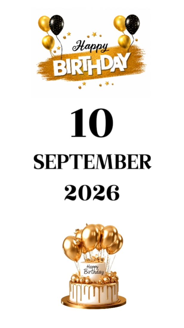 BDAY SON 10 SEPTEMBR