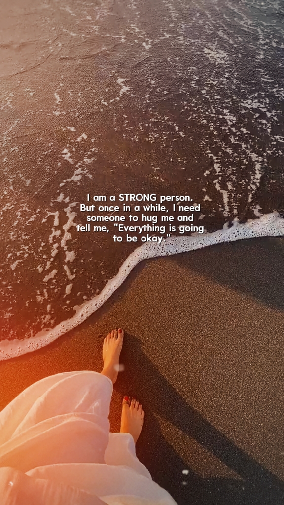 im a strong person 