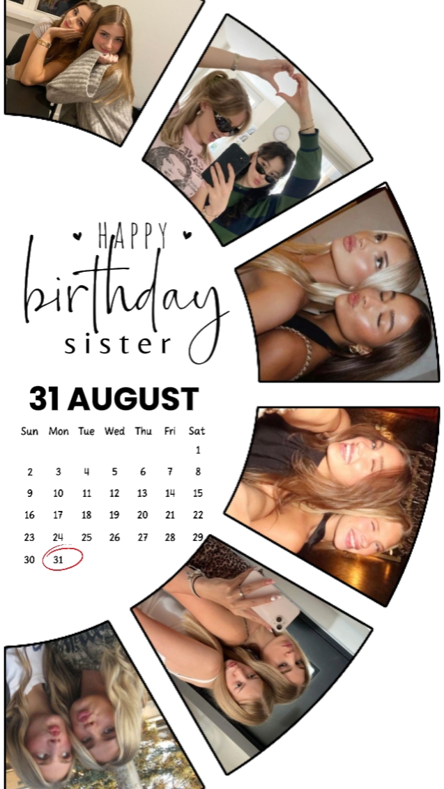 Birthday 31 AUGUST 