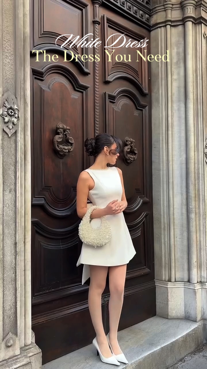 Weißes Kleid