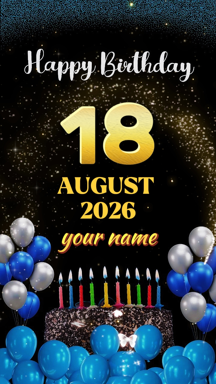 Aniversário 18 de agosto 