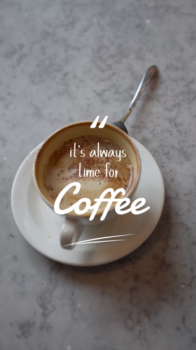 El tiempo es café