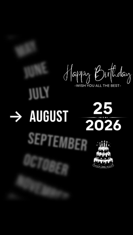 HBD 25 DE AGOSTO 