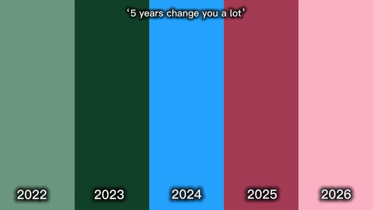 Cambios en 5 años