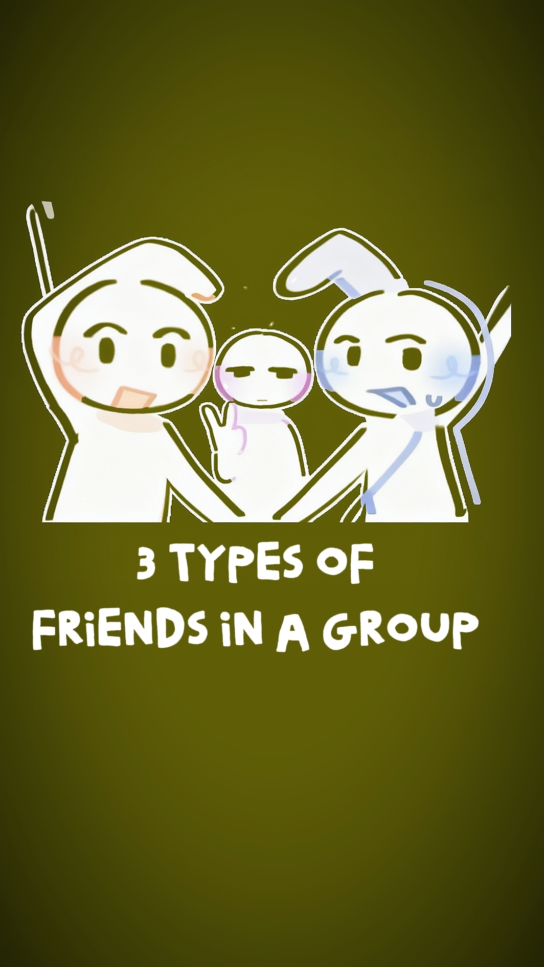3 tipos de amigos