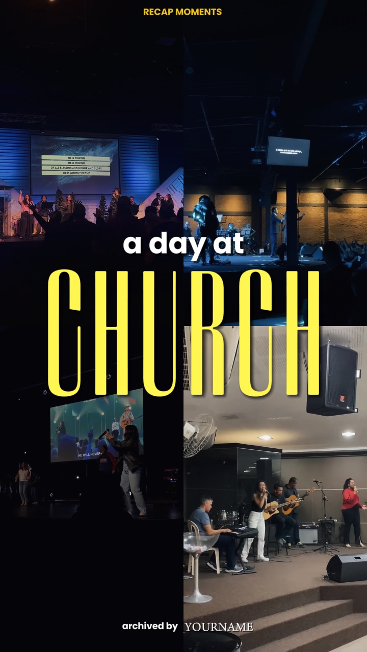 UM DIA NA IGREJA 