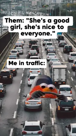 Me in traffic