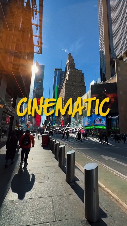 Tendência de vlog da cidade 