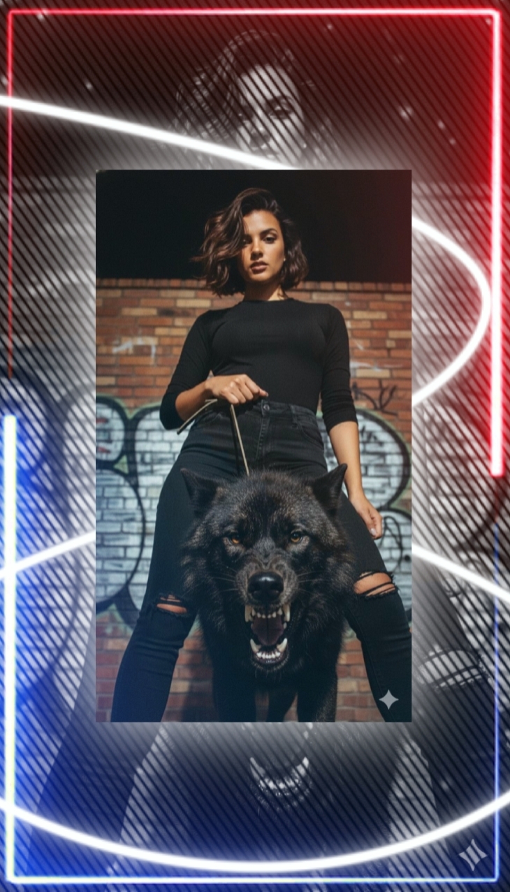 fille loup