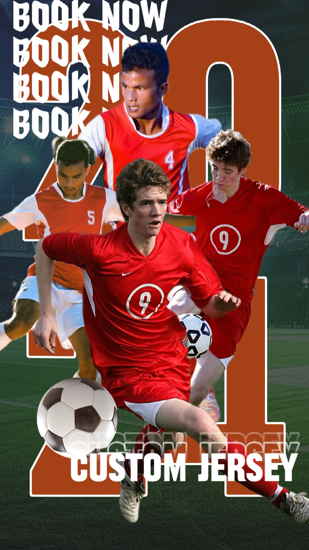 Iklan Poster Desain Jersey Kustom Keren