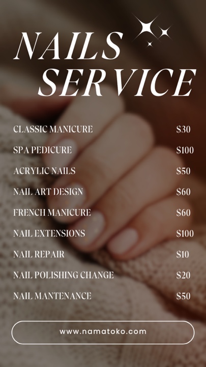 story : pricelist