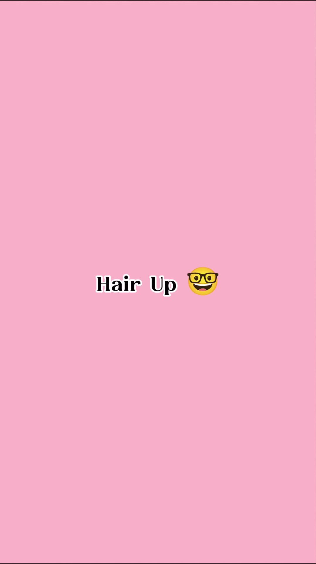 hair up